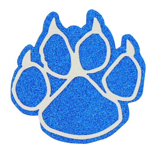Glitter Paw Foam Sticker by Celebrate It